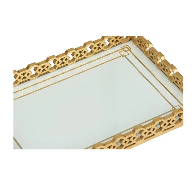 The Alexis Tray pays homage to the jewelry of the art deco era with its interlocking chain pattern resembling a beautiful...