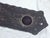 Antique 1910s Hand-Forged Wrought Iron Door Pull 24" Twist Grip W/ Keyhole For Sale - Image 18 of 18