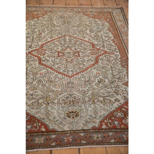 Textile Antique Fine Distressed Malayer Rug - 3'11" x 6'2" For Sale - Image 7 of 11