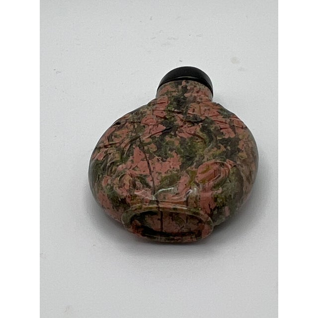Stone Unakite Snuff Bottle For Sale - Image 7 of 10