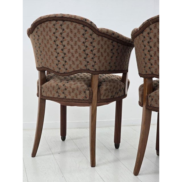 French Art Deco Armchairs in the style of Paul Follot, 1925, Set of 2 For Sale - Image 4 of 18