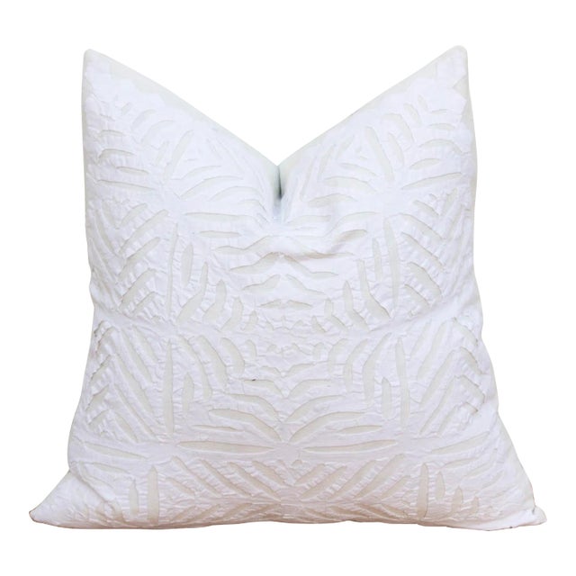 Aroti Applique Pillow Cover For Sale