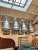 Gray Industrial Hammered Nickel Shalet Pendant Light For Sale - Image 8 of 9