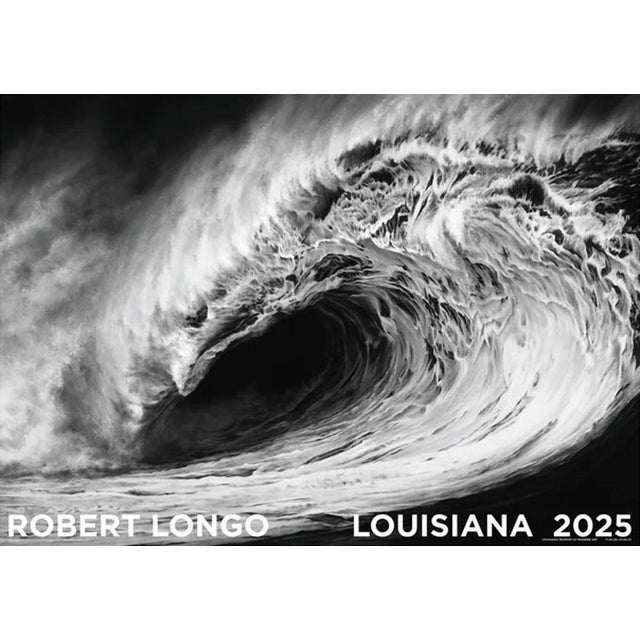 Robert Longo Untitled (Helion) Official Exhibition Poster Dimensions: 46,8 x 33,1 in / 118,9 x 84,1 cm Sold unframed