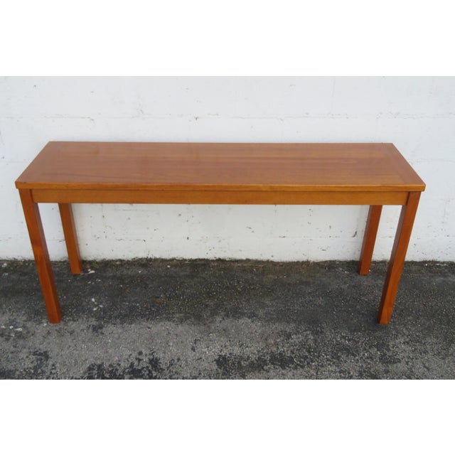 Interform Collection Danish Modern Long Library Console Table 6273 For Sale - Image 9 of 15