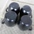 Black Vintage Black Clay Barro Negro Pottery Hot Chocolate Set Oaxaca Mexico 4 Mugs and Fish Tray - 6 pcs For Sale - Image 8 of 13