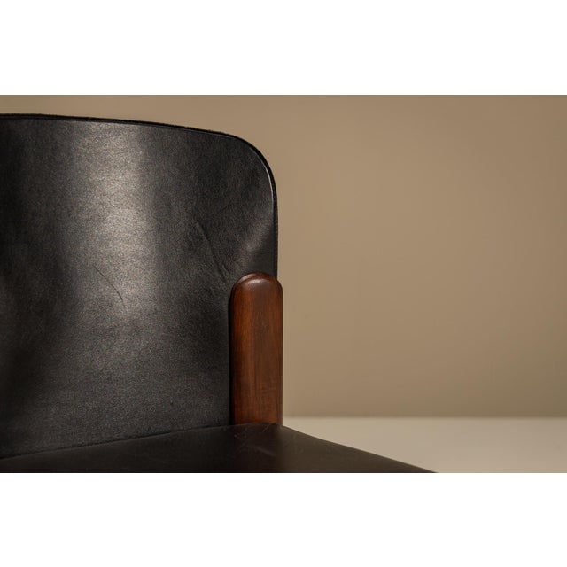 Wood Vintage Dining Room Chairs by Silvio Coppola for Bernini, Italy, 1960s, Set of 4 For Sale - Image 7 of 11