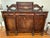 Antique American Empire Carved Flame Mahogany Sideboard With Lion Paw Feet For Sale - Image 4 of 18