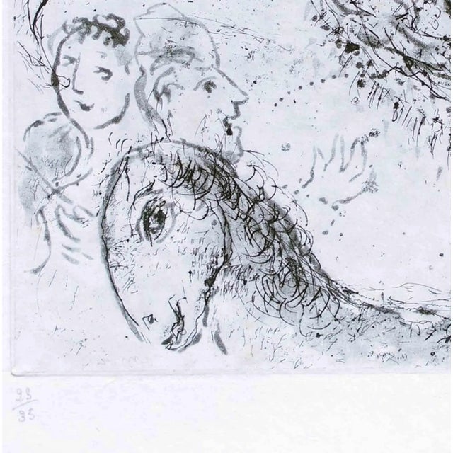 Modern Marc Chagall, La Grande Danseuse, Etching, 1967 For Sale - Image 3 of 4