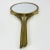 Metal Swedish Brass Hand Mirror by Ivar Ålenius Björk for Ystad-Metall For Sale - Image 7 of 8