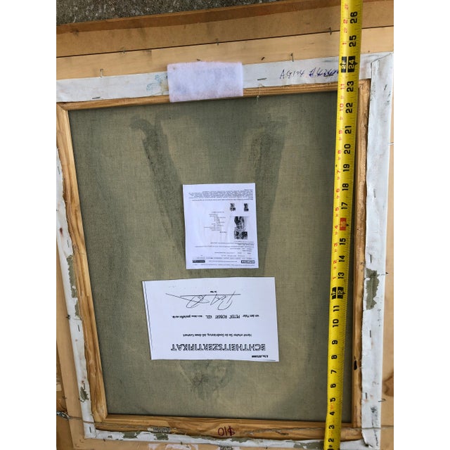 Abstract Peter Robert Keil 'Homage to Freddy Mercury' Oil Painting on Canvas For Sale - Image 10 of 12