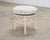 Hollywood Regency 20th Century Round Rattan Swivel Ottoman Stool by Ficks Reed For Sale - Image 3 of 18
