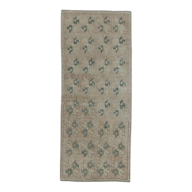 Turkish Vintage Rug 2'7" x 6'1" #20615 For Sale