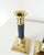 Vintage Gilded Brass Candlesticks, 1970s, Set of 2 For Sale - Image 11 of 13