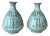 Pair of Small Korean Celadon Inlay Vases Goryeo Dynasty For Sale