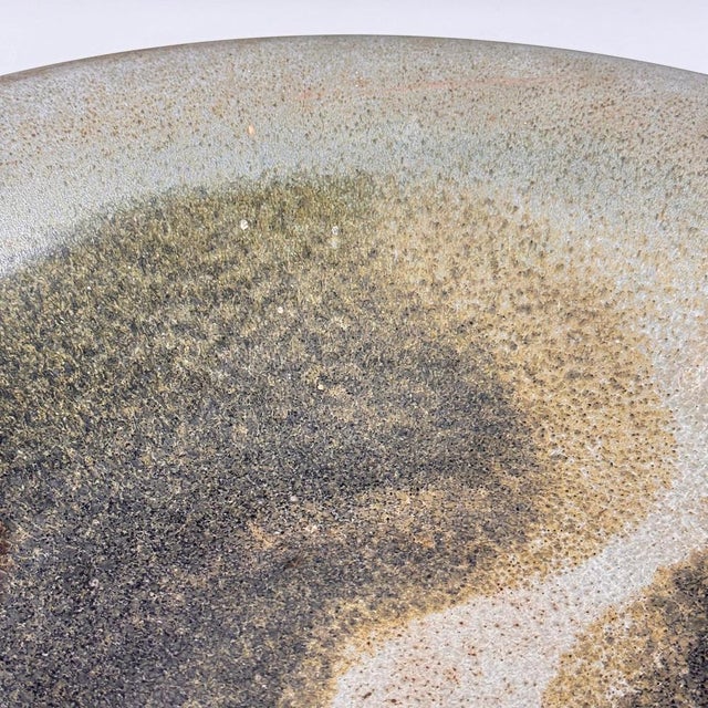 Gold Ceramic Centerpiece by Franco Bucci for Laboratorio Pesaro, 1970s For Sale - Image 8 of 18