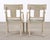 Set of Michael Taylor Neoclassical White Klismos Dining Chairs For Sale - Image 9 of 18