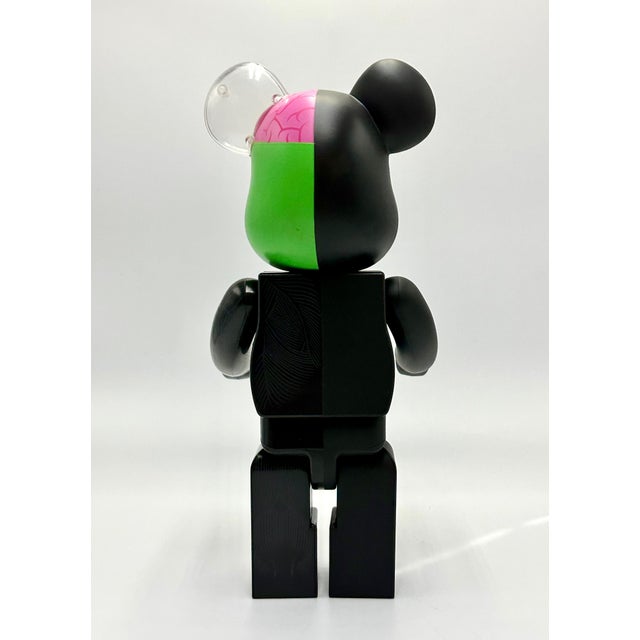 Kaws Black Dissected 400% Bearbrick Companion Figure For Sale - Image 9 of 15