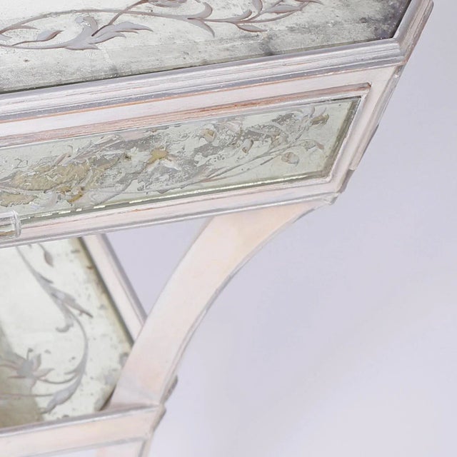 Mid 20th Century Italian Mirrored End Tables - A Pair For Sale - Image 5 of 10