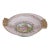 Pastel Pink Porcelain Ashtray With Gold Details and Courting Couple Motif 4870b For Sale