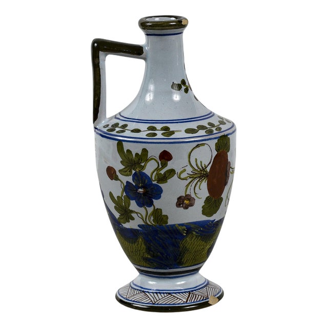Ceramic Faenza Jug Vase from CALF, Milan, Italy For Sale