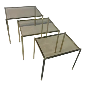 1970s Modern Italian Nesting Tables - Set of 3
