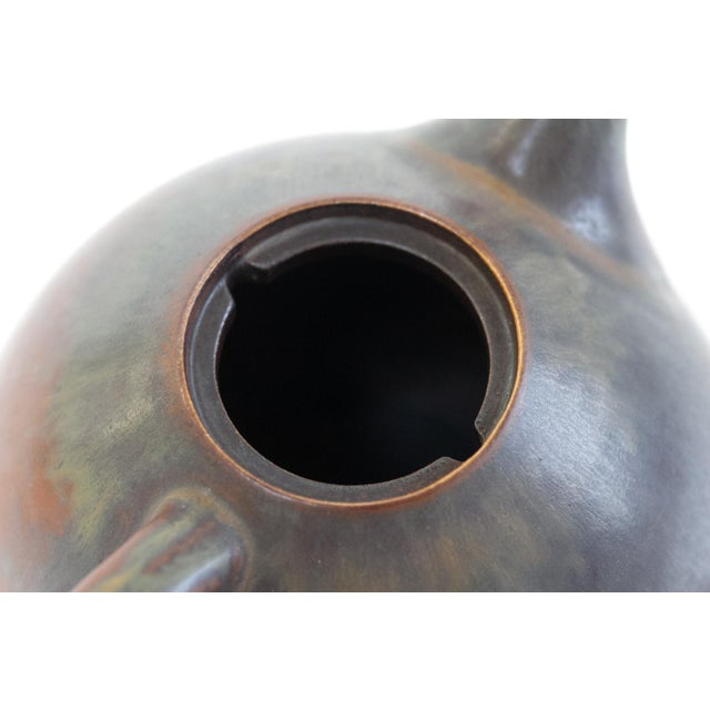 Danish Teapot in Glazed Ceramic by Eva Stæhr-Nielsen for Saxbo, 1950s For Sale - Image 17 of 18