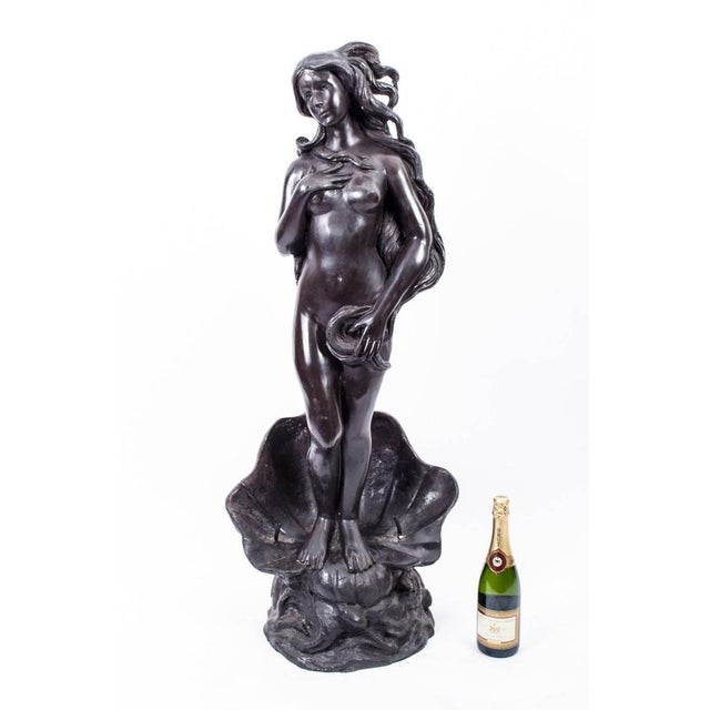 After Botticelli, Venus, Bronze For Sale - Image 9 of 10