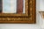 Wood Original Framed Abstract Painting in Antique Gold Bronze Frame For Sale - Image 7 of 13
