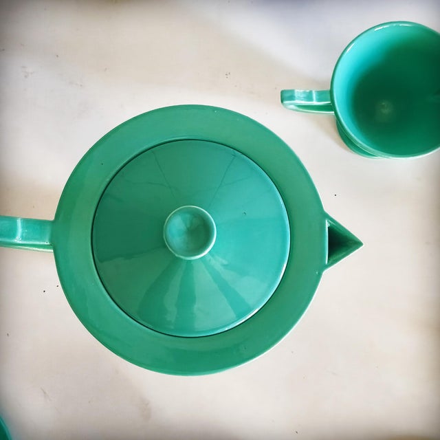 Art Deco Coffee Service from Salins Studio, France, 1930s, Set of 10 For Sale - Image 13 of 18