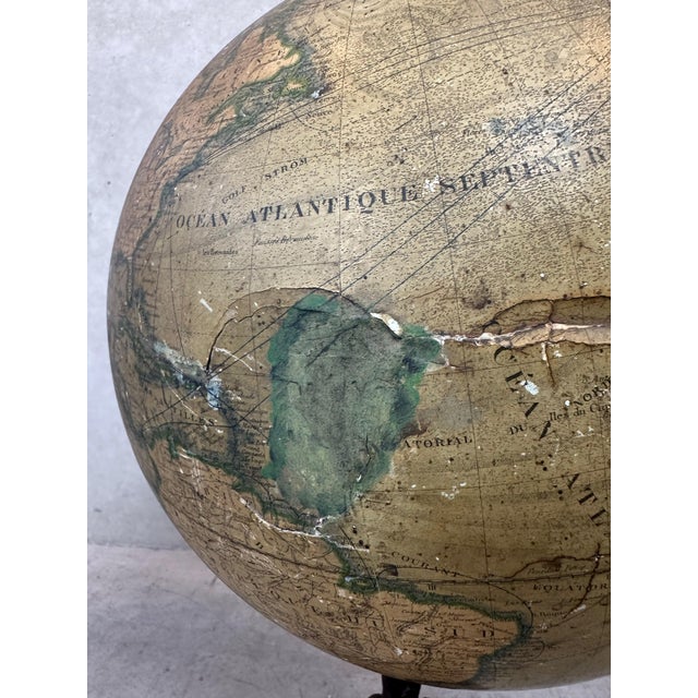 Antique Globe from Lebegue, 1900s For Sale - Image 4 of 11