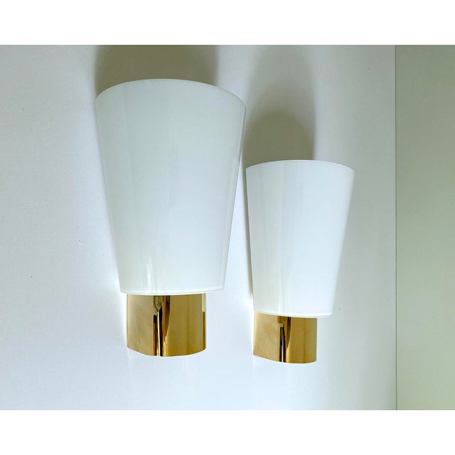 Vintage Glass Sconces from Limburg, Set of 2 For Sale - Image 9 of 14