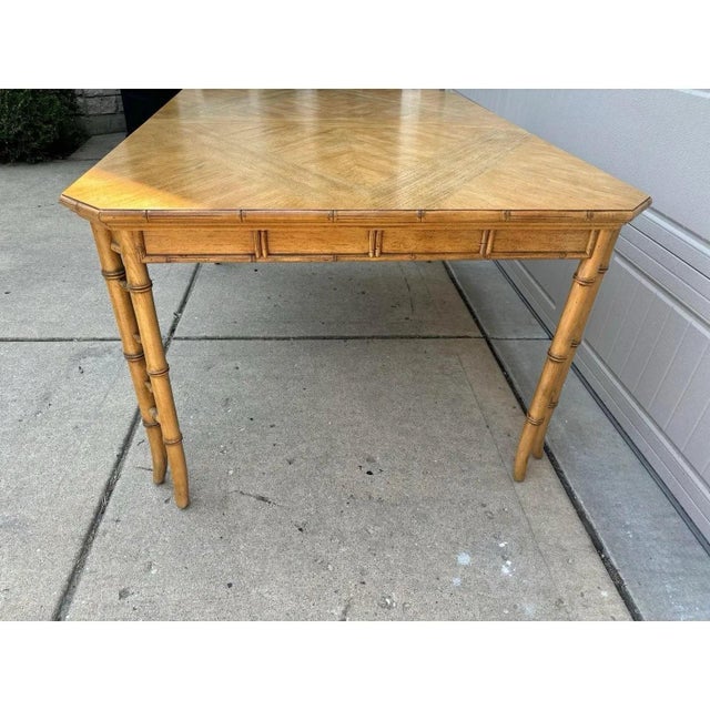 Late 20th Century Chinoiserie Style Dining Table by Century Furniture For Sale - Image 5 of 10