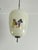 Metal Disney Pendant Lamp in Opaline Glass attributed to Doria Leuchten, 1960s For Sale - Image 7 of 18