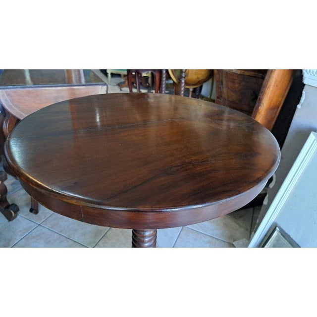 Antique Coffee Table in Walnut, 1800s For Sale - Image 3 of 6