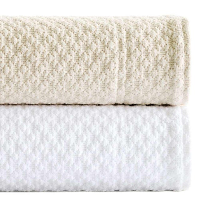 2020s Pine Cone Hill by Annie Selke Petite Trellis White Matelasse Coverlet, Twin For Sale - Image 5 of 6