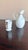 Early 20th Century Antique, Early 20th Century Noritake Japan Azalea Porcelain Mustard Pot and Vinegar Cruet Set For Sale - Image 5 of 7