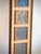 Wood Oversized Tall Vertical Textile Panel With Batik Insets and Grasscloth Backing, Carved Custom Wood Frame, Architectural Wall Art For Sale - Image 7 of 12
