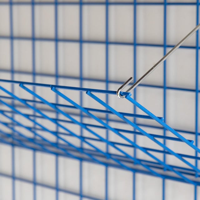 Modular Blue Portarobe System by Piero Polato for Robots Milano For Sale - Image 11 of 14