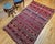 Vintage Moroccan Tribal Kilim Rug, Handwoven Wool, Stripe Pattern, Red & Blue, 5x8 For Sale - Image 10 of 18