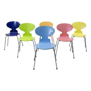 Ant 3101 Chairs by Arne Jacobsen for Fritz Hansen, 1995, Set of 6 For Sale