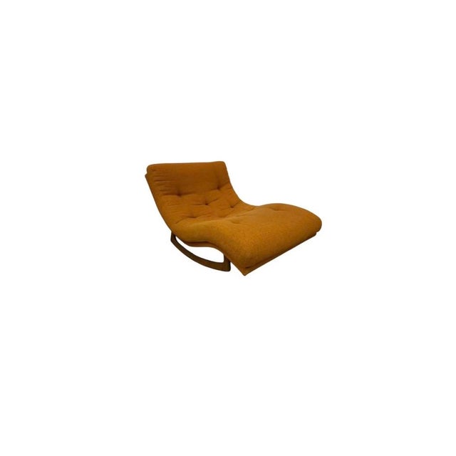 This is a Wave Rocking Chaise Lounge, initially designed by Adrian Pearsall ca. 1960. This example also dates to the...
