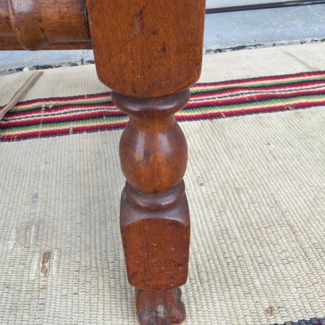 Wood A Very Fine Antique William & Mary Side Chair With Spanish Feet, Boston, Circa 1730 For Sale - Image 7 of 18
