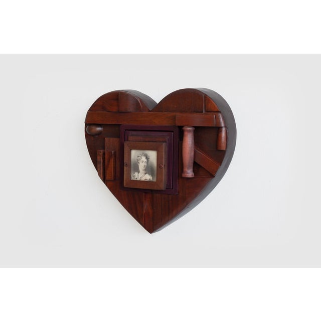 Mid-Century Modern Max Neufeldt Heart College 1990c For Sale - Image 3 of 10