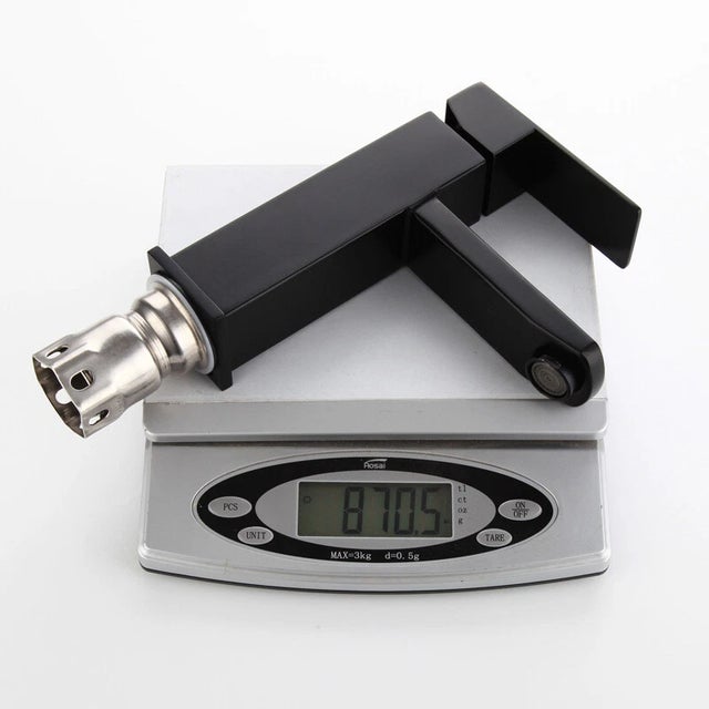 Modern Bathroom Sink Black Faucet Single Handle One Hole Rv Commercial Lavatory Vanity For Sale - Image 3 of 10