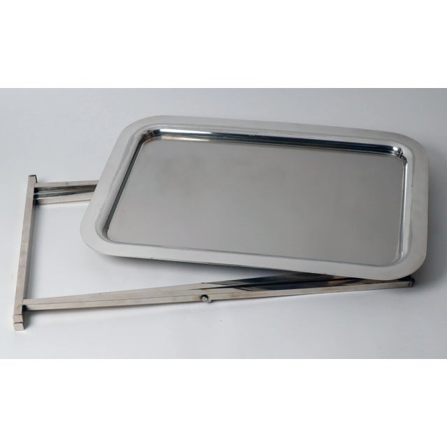 Silver Tablet Table Supplementary Table, 1980s For Sale - Image 11 of 12