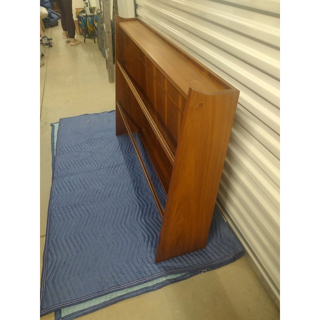 Drexel Declaration Mid-Century Buffet With Light and Hutch For Sale - Image 9 of 12