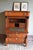 Traditional Antique Oak Empire Secretaire Desk For Sale - Image 3 of 14