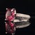 Pink Diamond Tourmaline Rubellite Ring 6.75 14k Gold 4.10 TCW Women Certified For Sale - Image 8 of 16