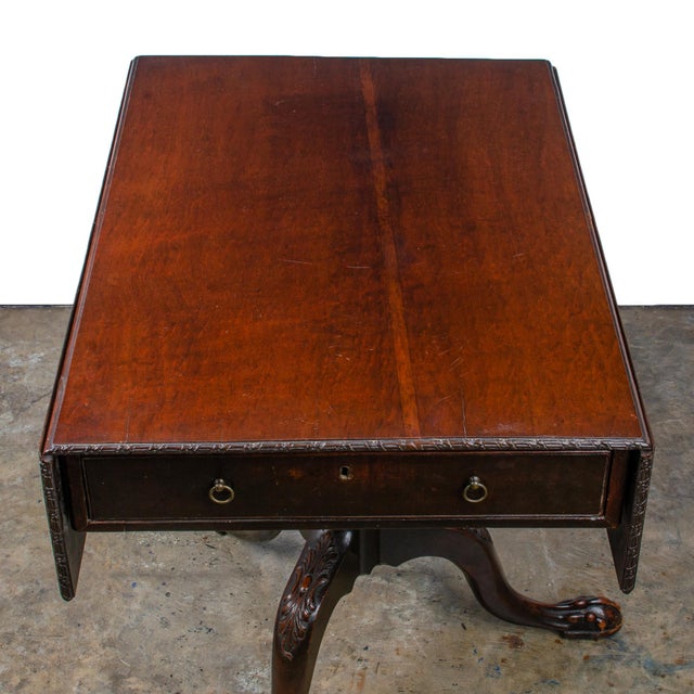 Plum Pudding Mahogany Drop Leaf, Dublin, 18th Century For Sale - Image 11 of 15